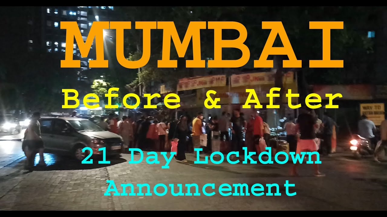 Mumbai Lockdown | Before and After Scenes | Corona Virus Scare