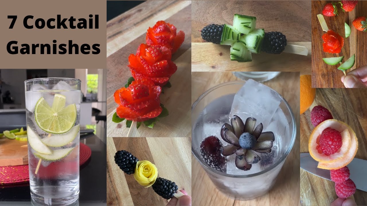 7 Cocktail Garnish Ideas (Creative)