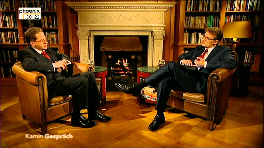 Kamingespräch: Elmar Theveßen spricht mit Hans-Georg Maaßen am 27.1.2013