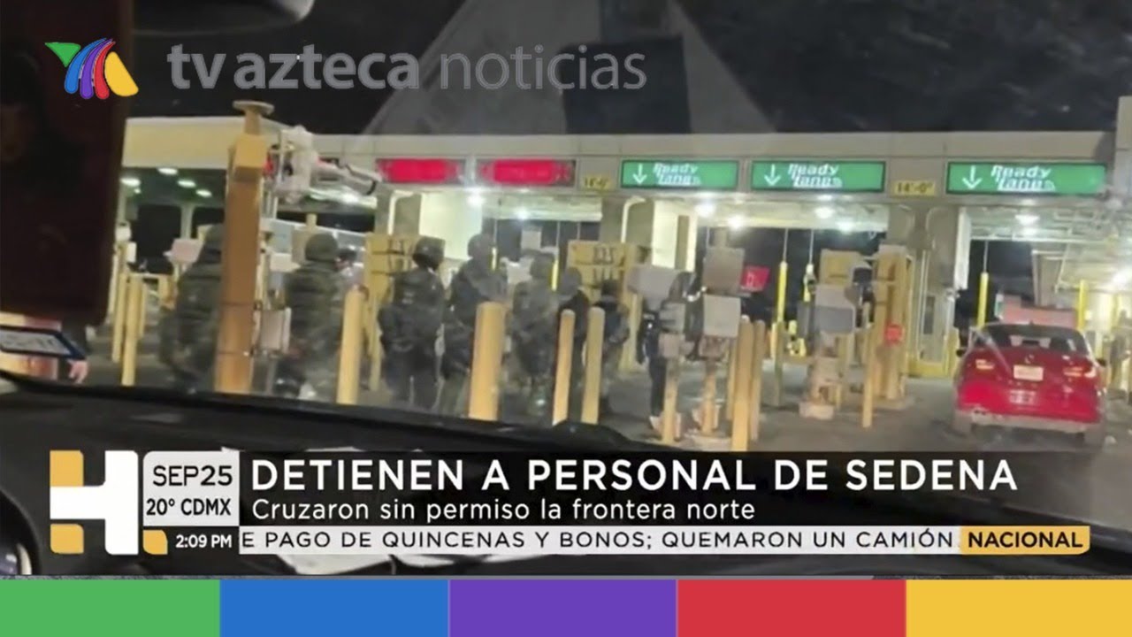 EUA trata como DELINCUENTES a militares MEXICANOS