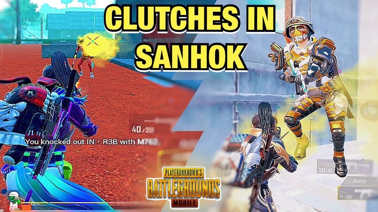 Sanhok players are quite difficult | Close Combat Fights | PUBG MOBILE