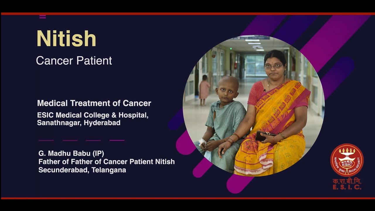 Little Nitish (son of Sh. G. Madhu, an IP) gets one of the best treatments for cancer.