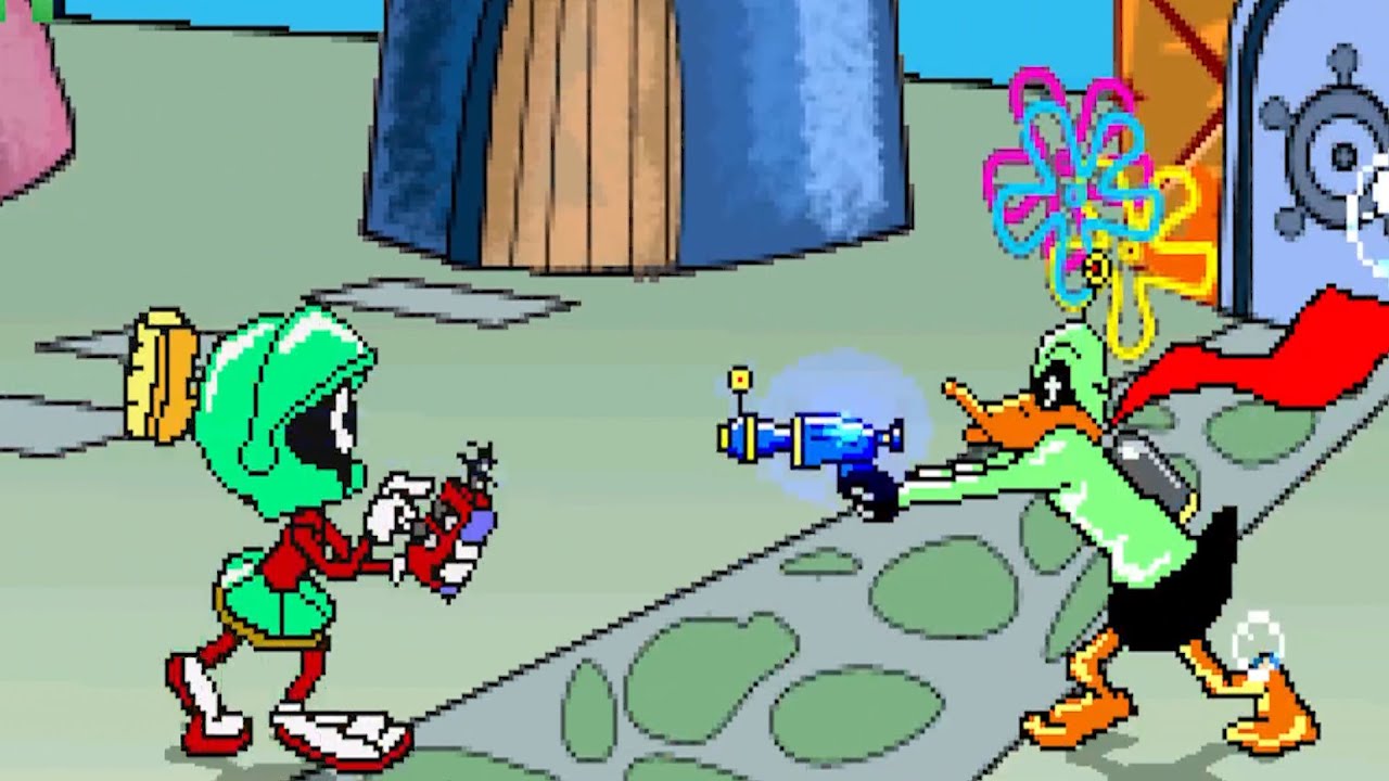 HILARIOUS MUGENS! DAFFY DUCK DODGERS VS MARVIN THE MARTIAN | BEST OF 3
