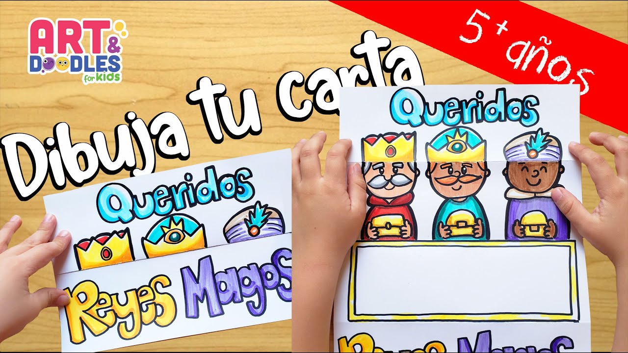 Como dibujar a los REYES MAGOS paso a paso facil para niños