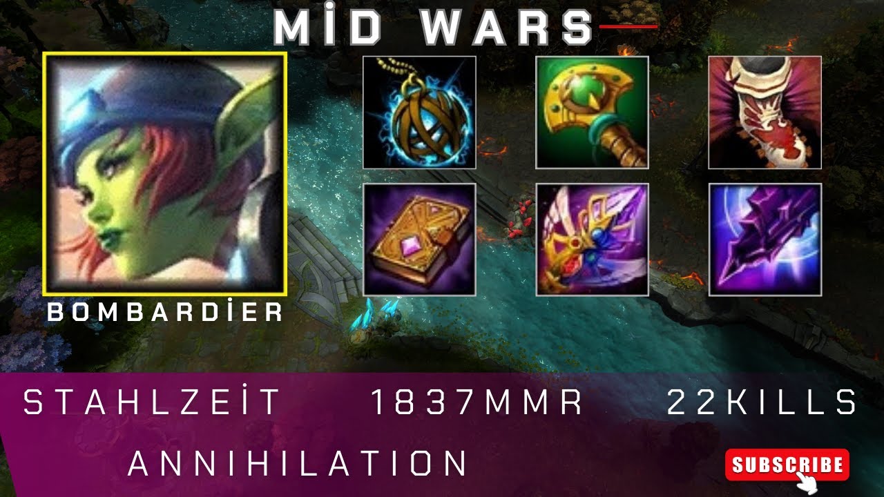HoN | Mid Wars | Bombardier | Stahlzeit | 1837 MMR
