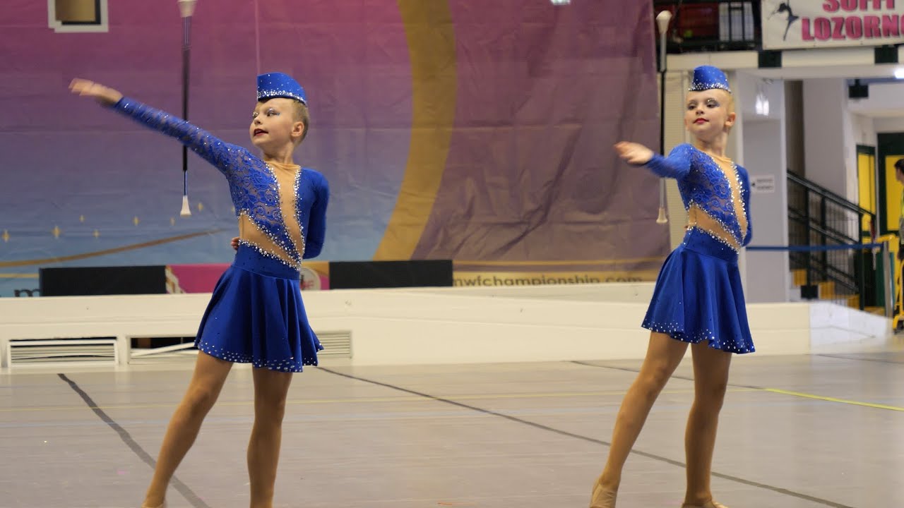 Majorettes *JES Team Jeseník* - duo BATON cadets - XX European Majorette Championship - Monza 2025