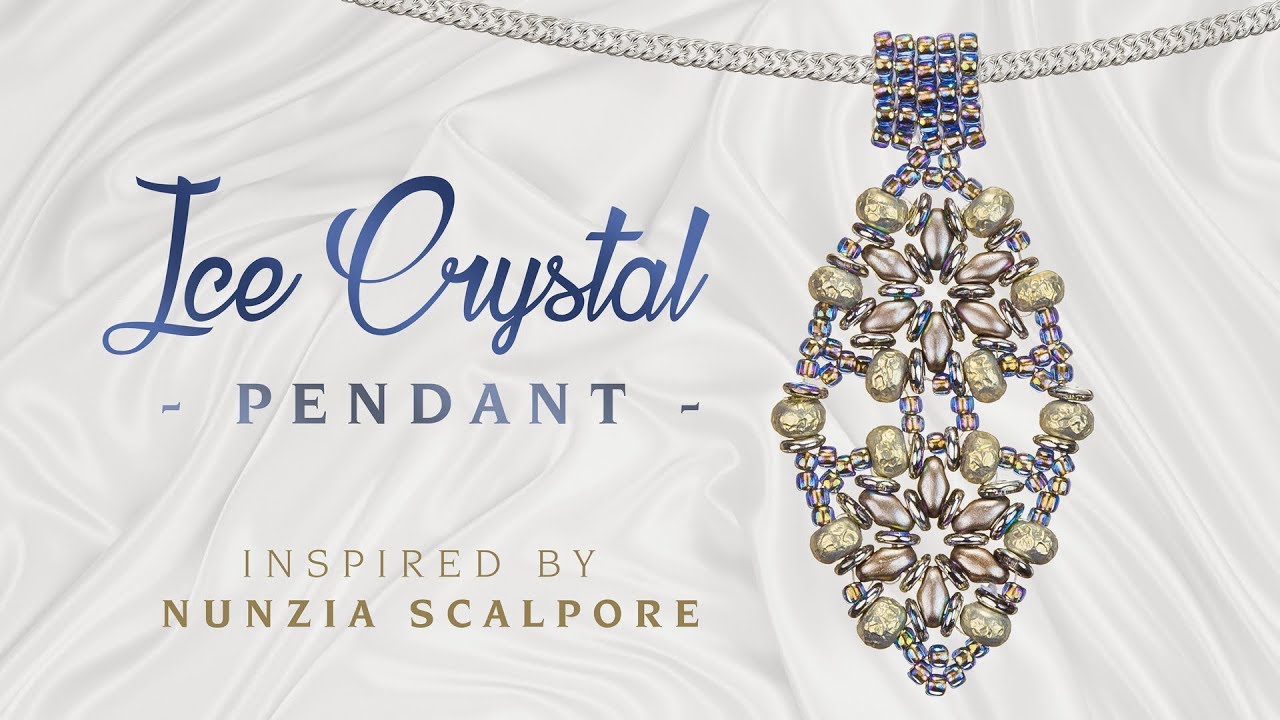 How to make this Ice Crystal pendant | Seed Beads (inspired by Nunzia Scalpore)