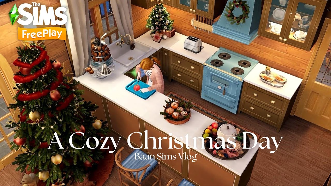 The Sims FreePlay | Vlog ✨คริสต์มาสของบ้านหลังเล็กในฤดูหนาว 🎄☃️