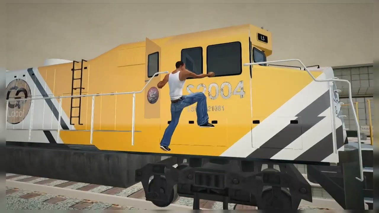 GTA San Andreas 4K Gold 🪙 View On Gaming top videos 📷 Car 🚗 train 🚂🚃🚆 bike 🚲 gaming 💪😁.