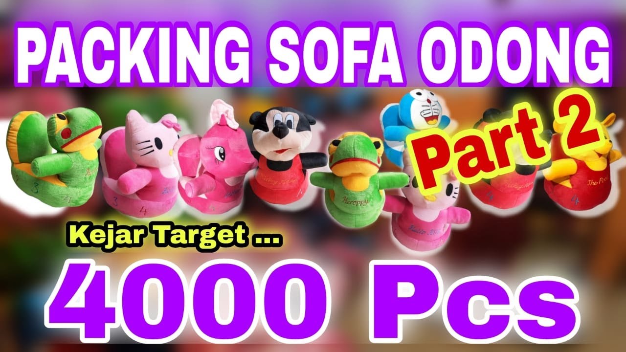 Home Industri Produksi Sofa Anak Karakter || Sofa Odong Karakter || Konveksi Payuwae Di Cikampek