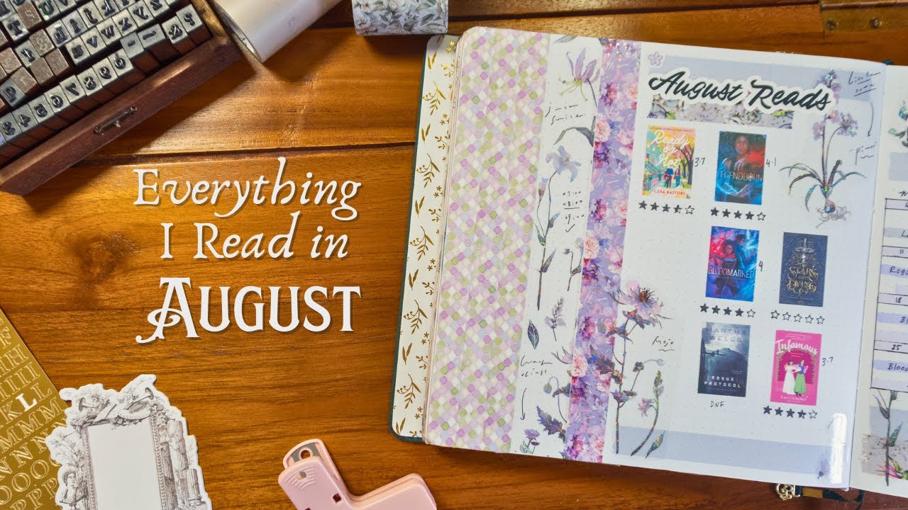 September Reading Journal Setup 📚 & What I Read in August