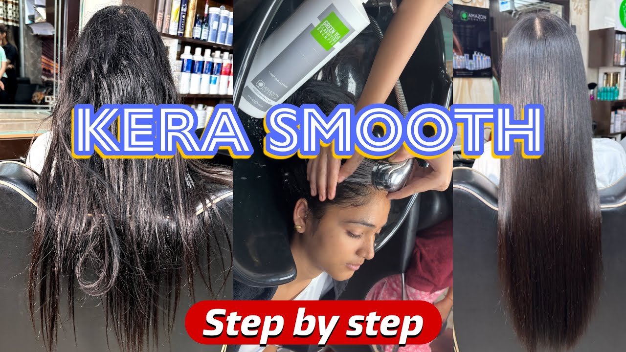 Kerasmooth treatment kaise kare dekhe full video step by step #youtube #lookstrendz #hairsalon