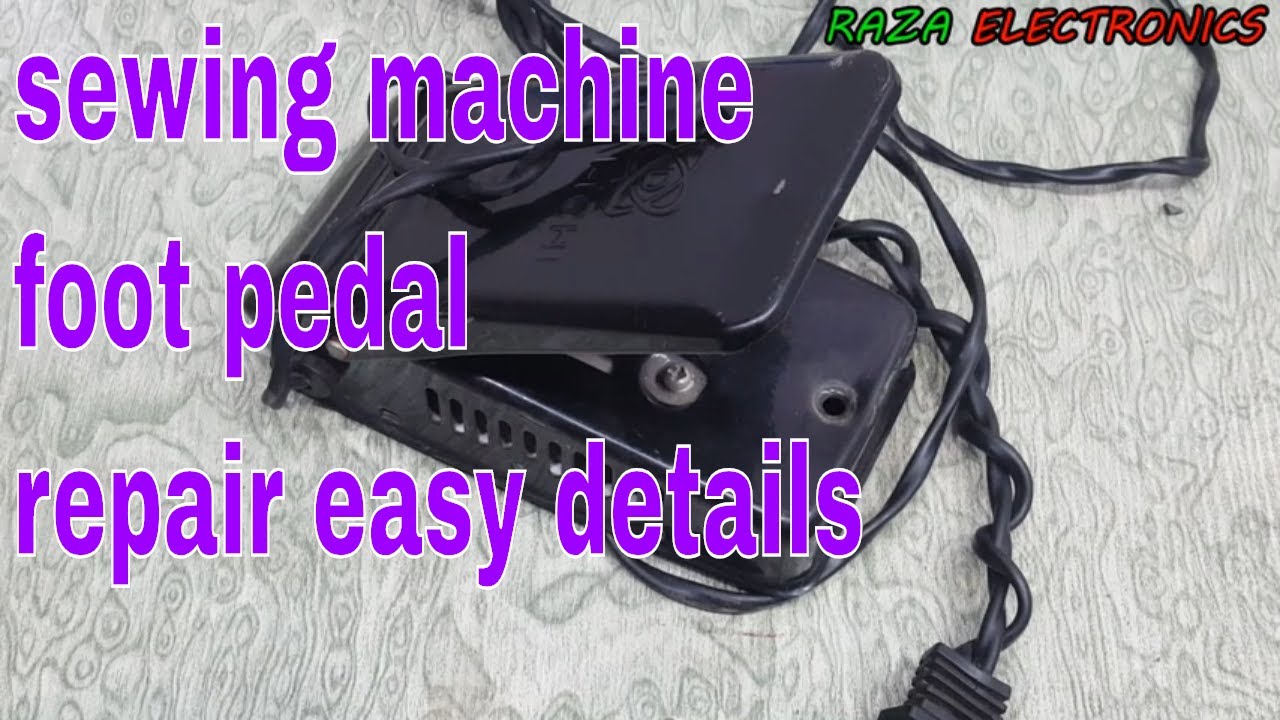 Sewing machine motor foot pedal repair at home complete guide in Urdu hindi