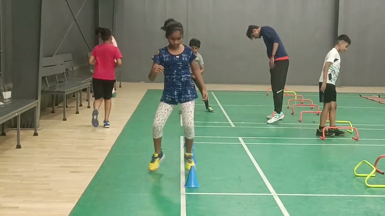 Agility drills junior players.