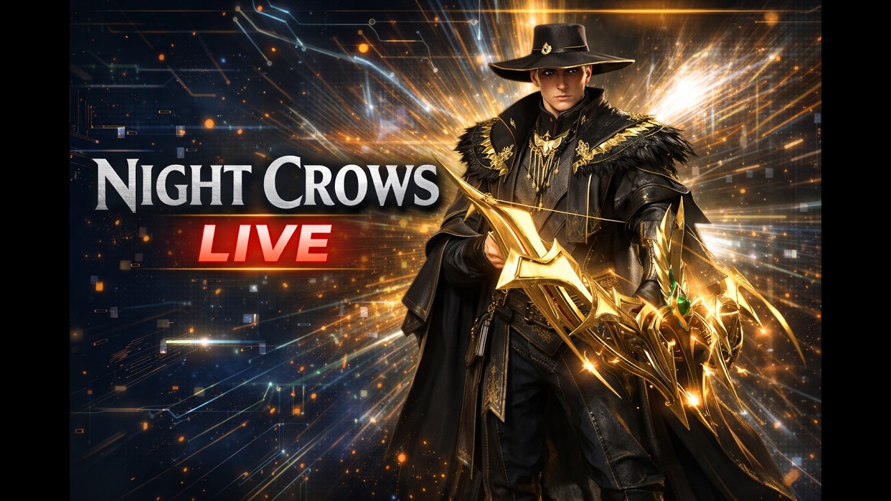 🔴 NIGHT CROWS LIVE: ARCHER CLASS XP FARMING | GUILD VS GUILD
