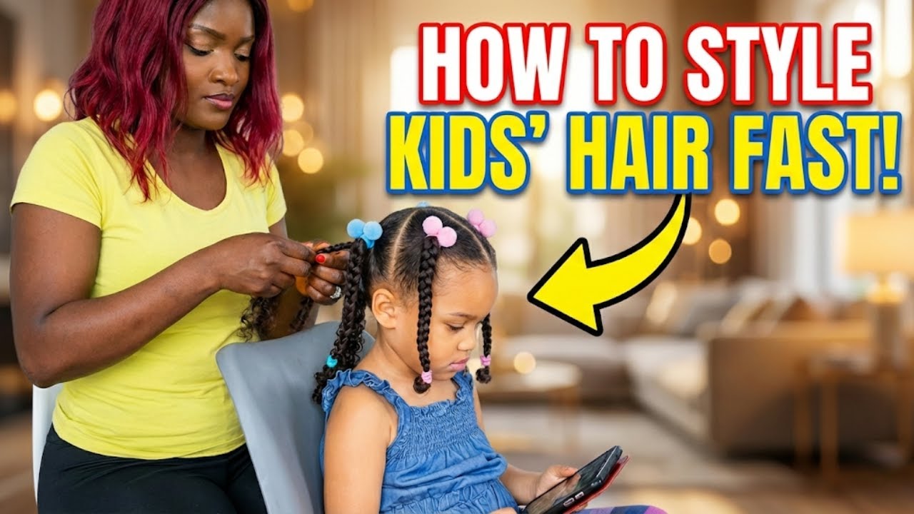 How to Style Kids' Hair Fast! Easy Morning Hair Ideas for Toddlers & School Girls