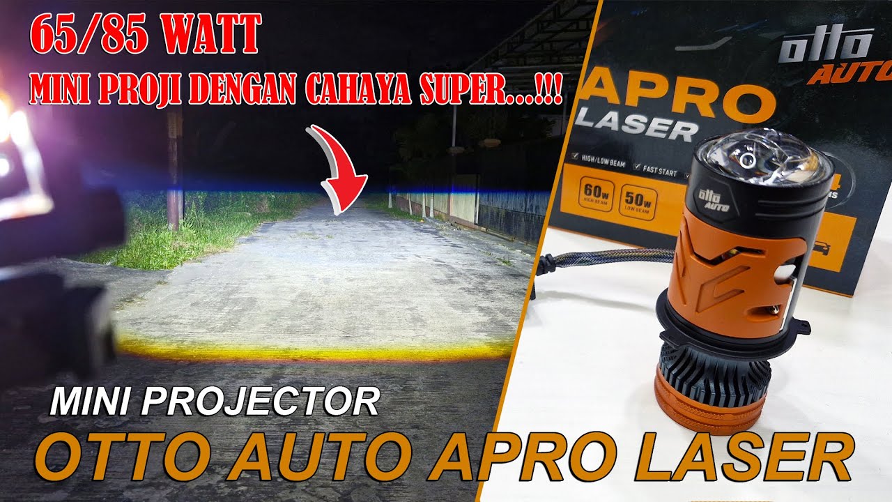 Review Mini Projector H4 OTTO AUTO APRO Laser