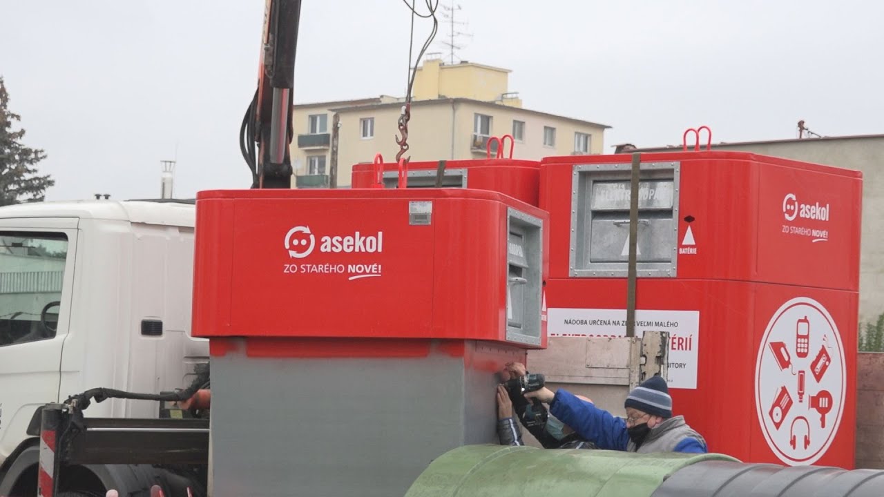 Nové kontajnery na drobný elektroodpad