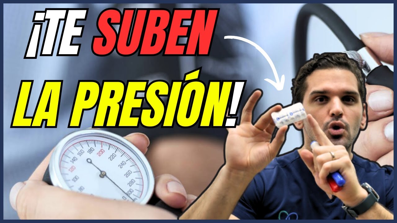 Estas pastillas TE AUMENTAN tú presión arterial y NO lo SABES !⚠️