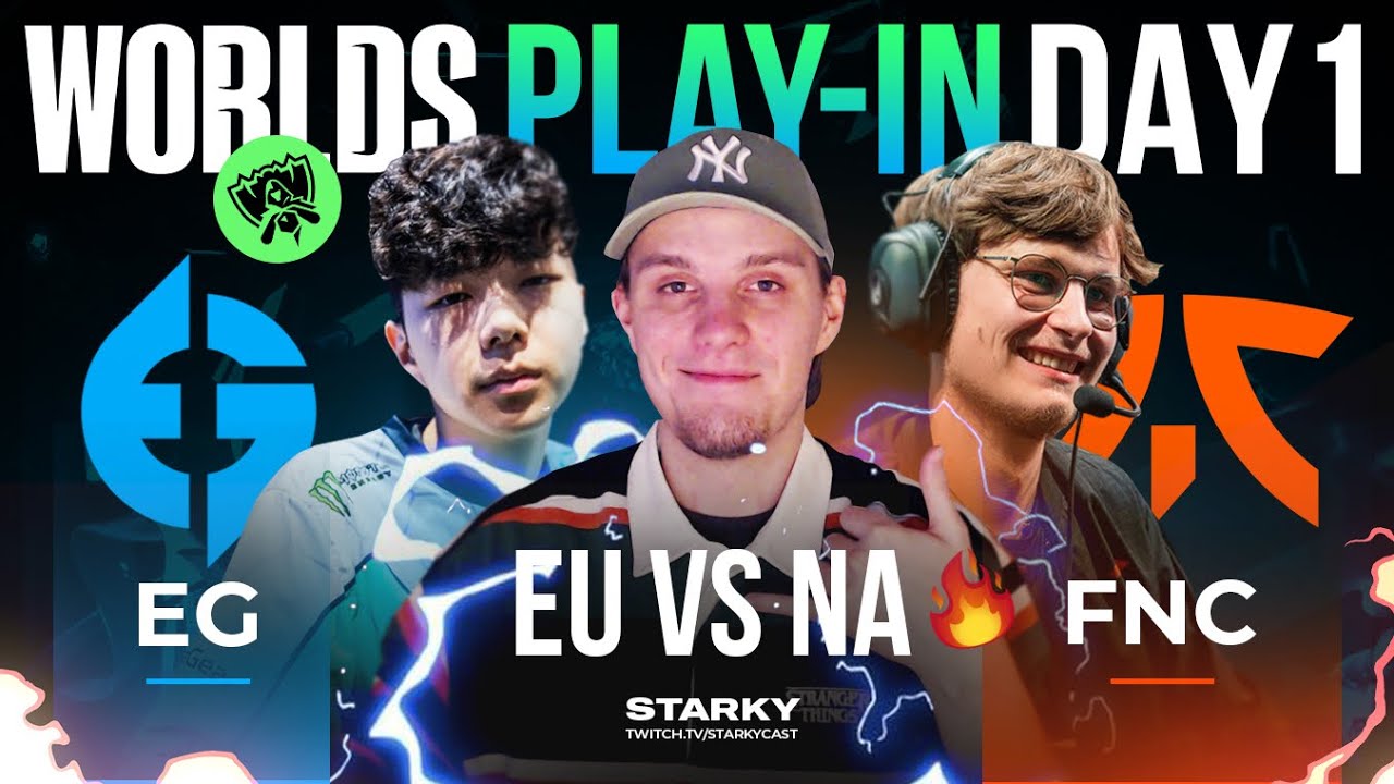 EU VS NA | FNATIC VS EVIL GENIUSES | WORLDS 2022 PLAY IN