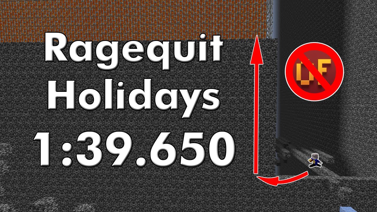 Minecraft CTM Speedrun: Ragequit Holidays in 1:39.650