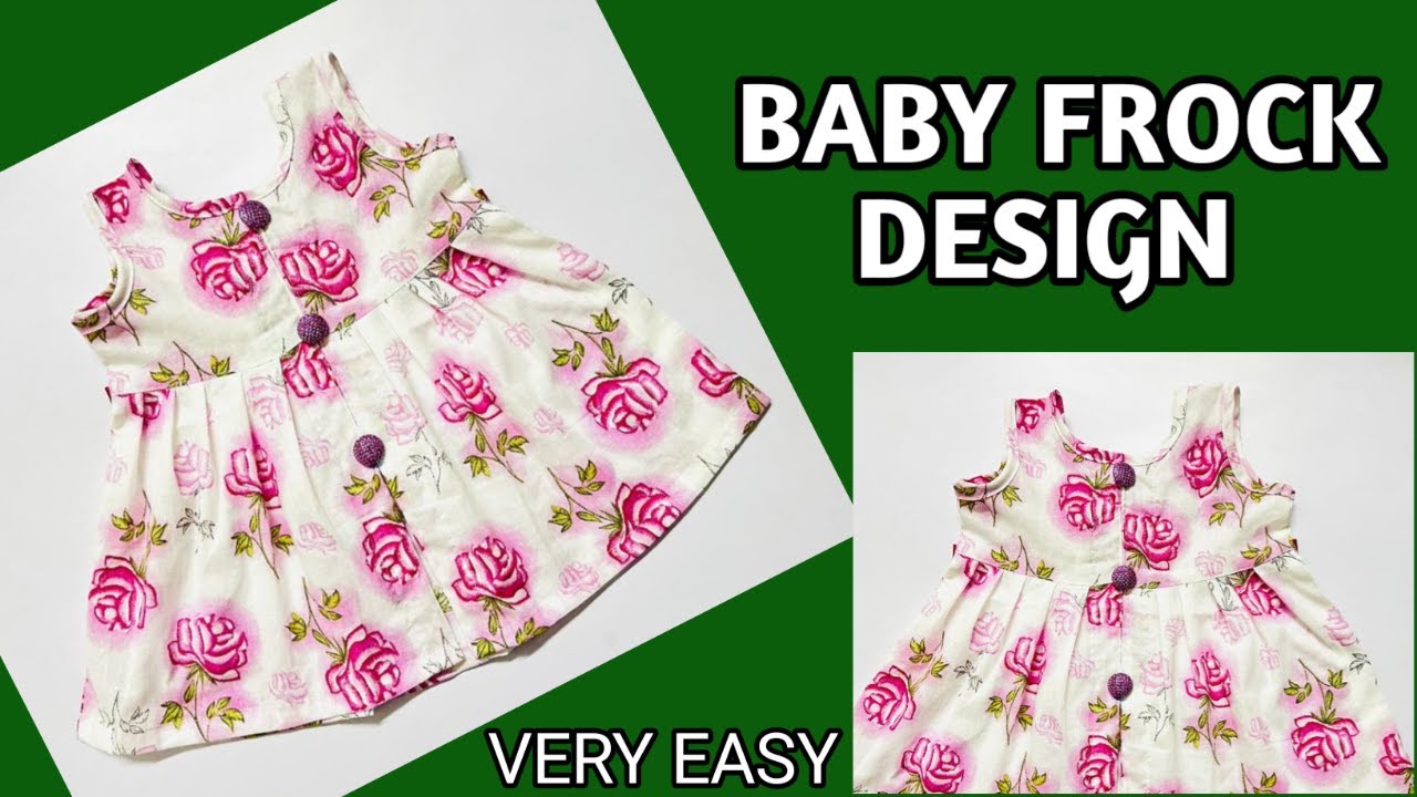 9 Month Baby Frock Cutting and Stitching | Baby Frock Design | Baby Dress | Frock Kaise Banaye 👗