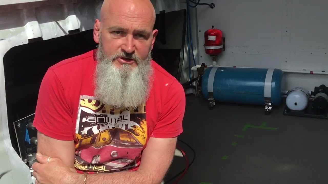 Self build camper van - Alternative hot water system (Calorifier)