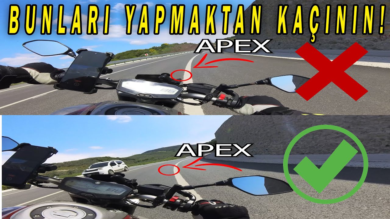 Virajda Yapılan Bazı Hatalar | Motovlog 4K Video