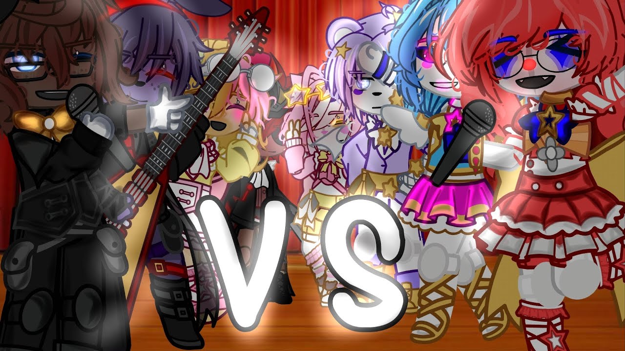 FNAF 1 VS FNAF SL|| !singing battle! || Lazy || 1/2 || My AU || Norman_Fnaf💫
