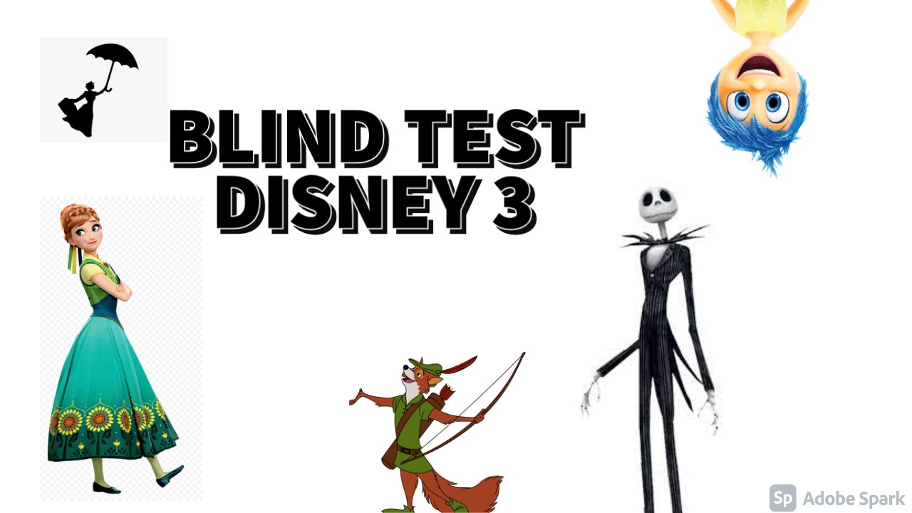 BLIND TEST DISNEY 30 EXTRAITS ( VERSION 3 )