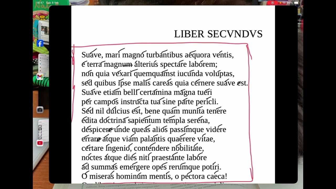 Lucrezio De Rerum Natura II proemio: Suave mari magno…