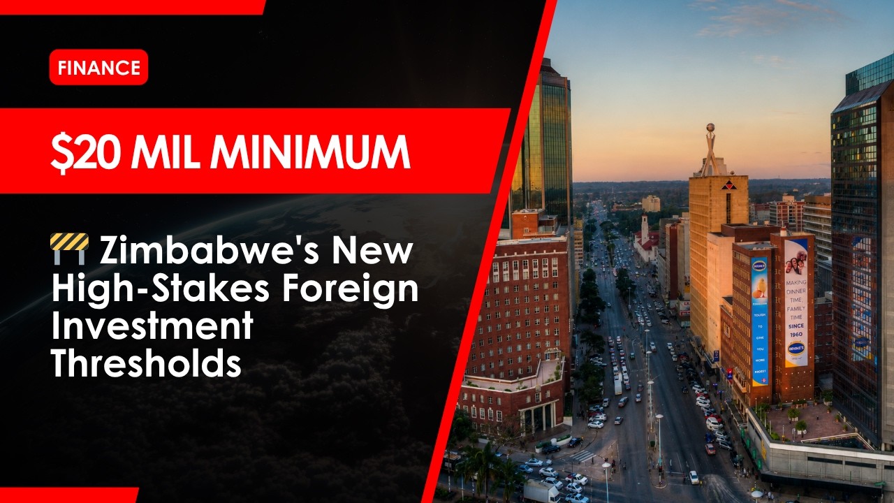 Zimbabwe Demands $20 Million From Foreign Investors in Major Economic Policy Shift