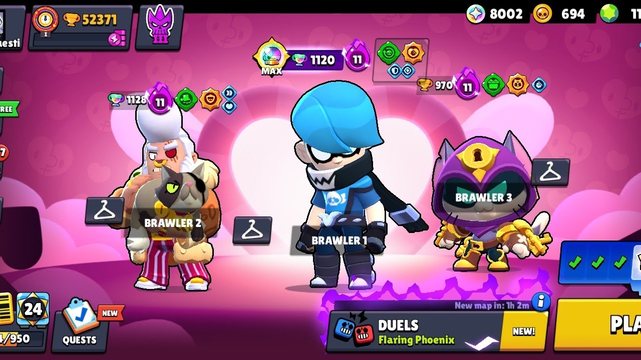 🔥 NO SKILL BRAWLERS | DUELS 🔥