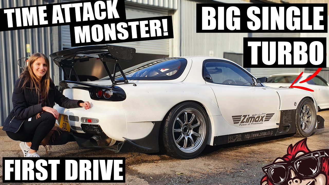 🐒 GIRLFRIENDS NEW ROAD LEGAL TIME ATTACK RX7 - IT'S MENTAL!