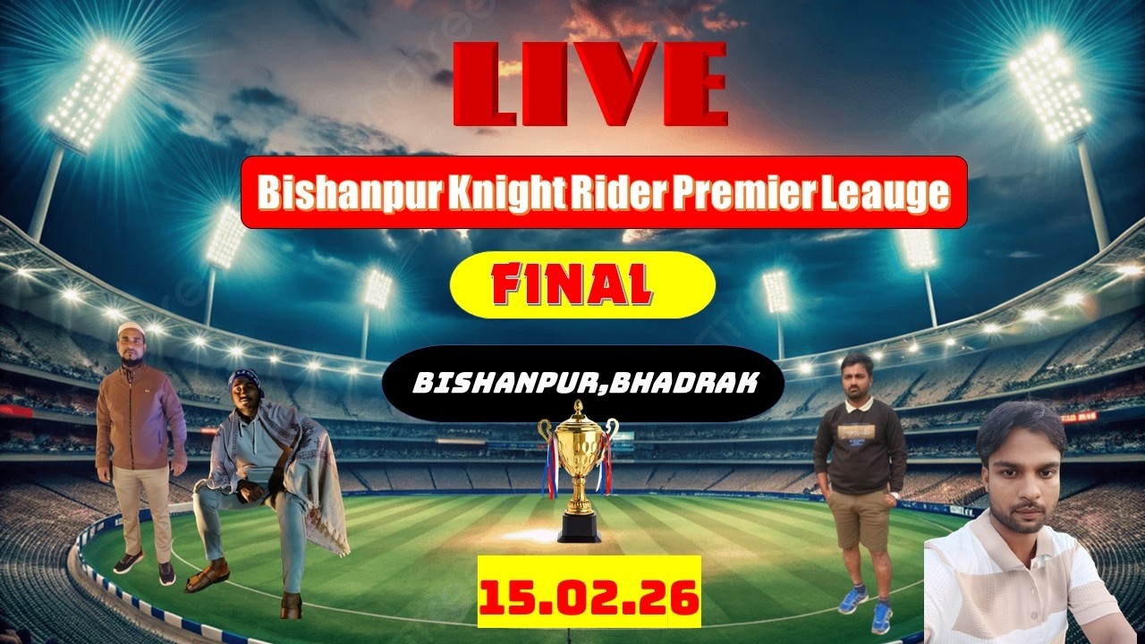 🔴LIVE : FINAL Bishanpur Knight Rider Premier League Bishanpur Bhadrak   @  CricRaj1979
