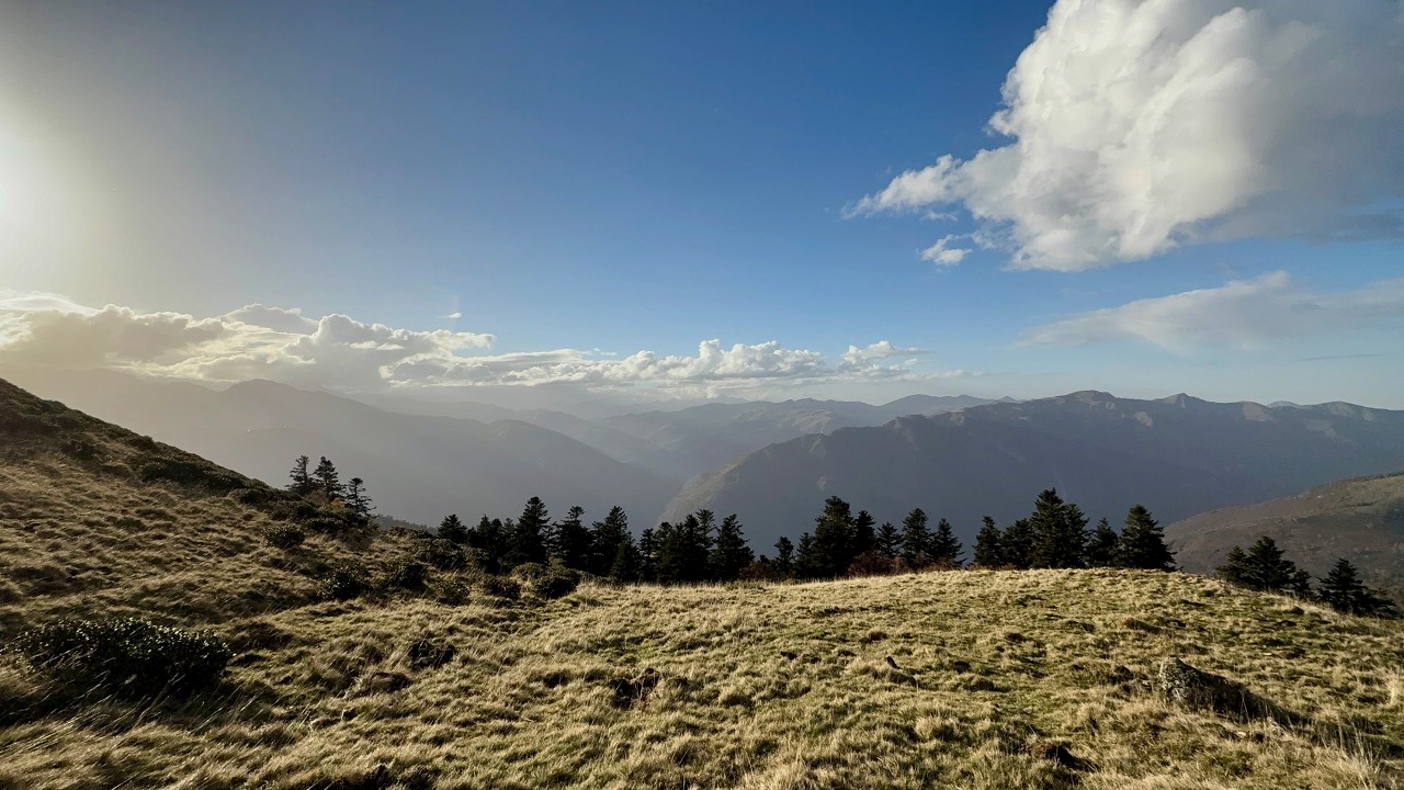 First iPhone 16 Pro Max POV Hike on Crests of Bagnères-de-Luchon 🍂 Golden Hour & Autumn Vibes