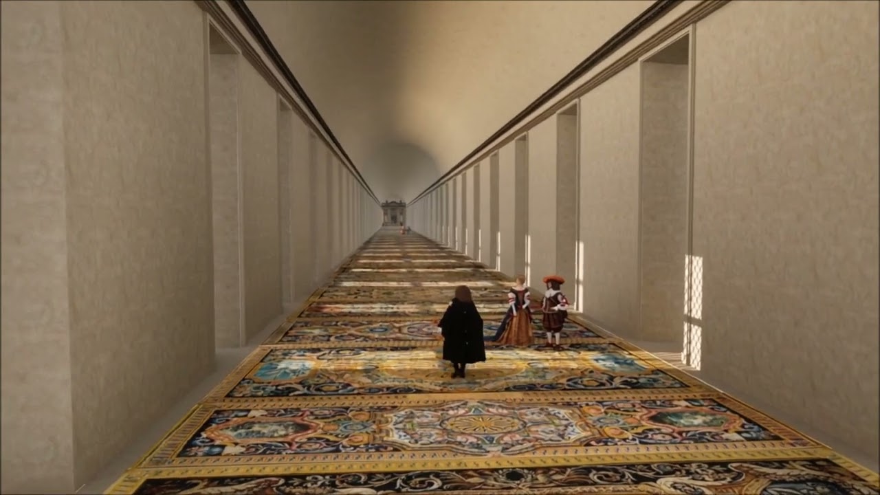 La Grande Galerie du Louvre et ses 92 tapis de la Savonnerie
