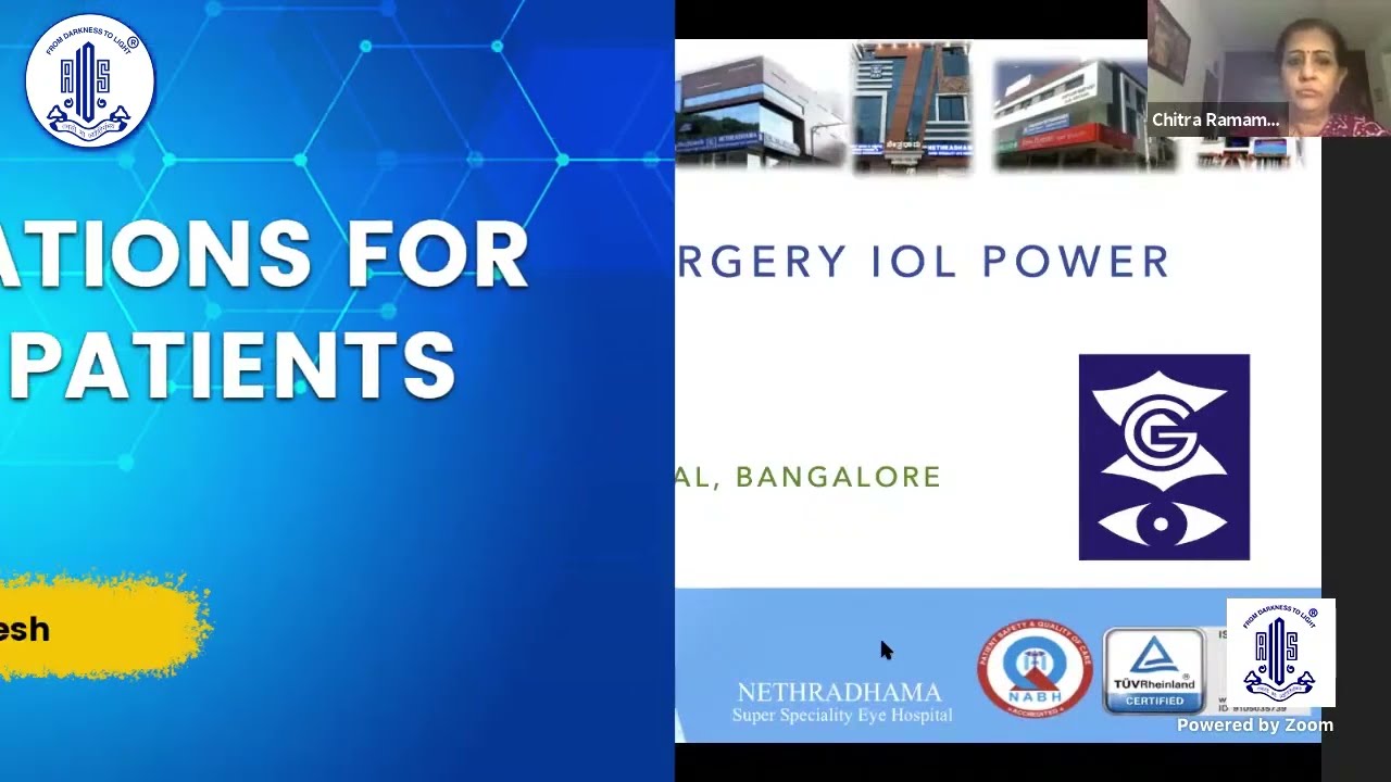 IOL Calculations for Post LVC Patients -Dr. Sri Ganesh