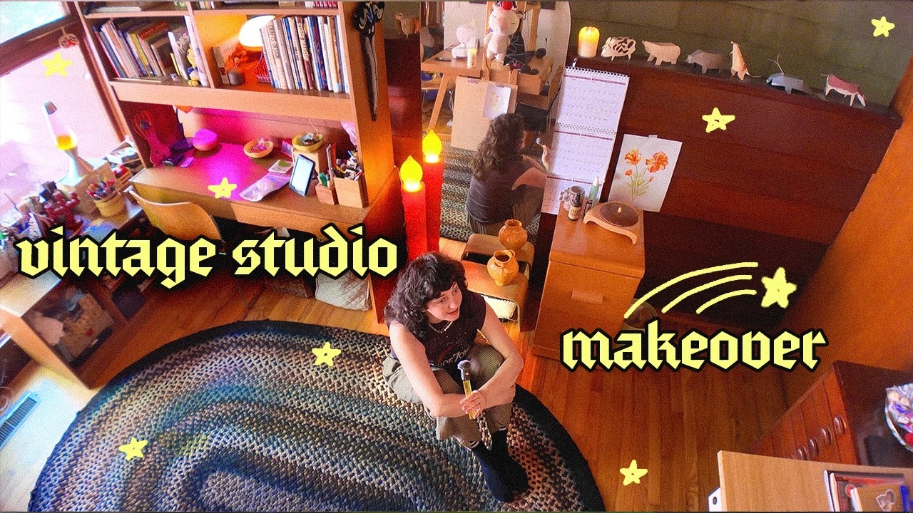 Organizing my 1960s art studio 🦢