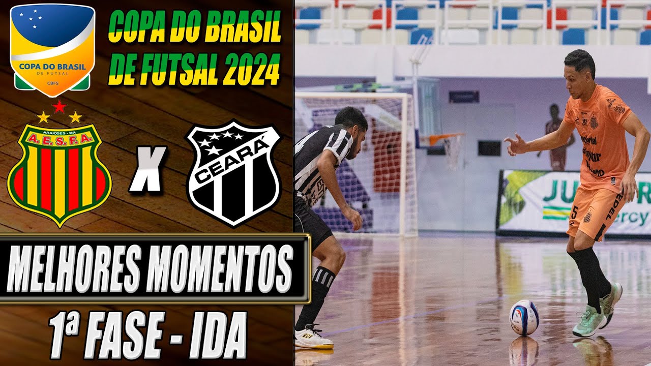 Sampaio Araiosense X Ceará | 1ª Fase | Jogo de Ida | Copa do Brasil de Futsal 2024 (07/04/2024)