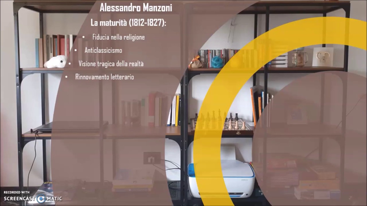 Alessandro Manzoni (pensiero e opere) - Prof Betti