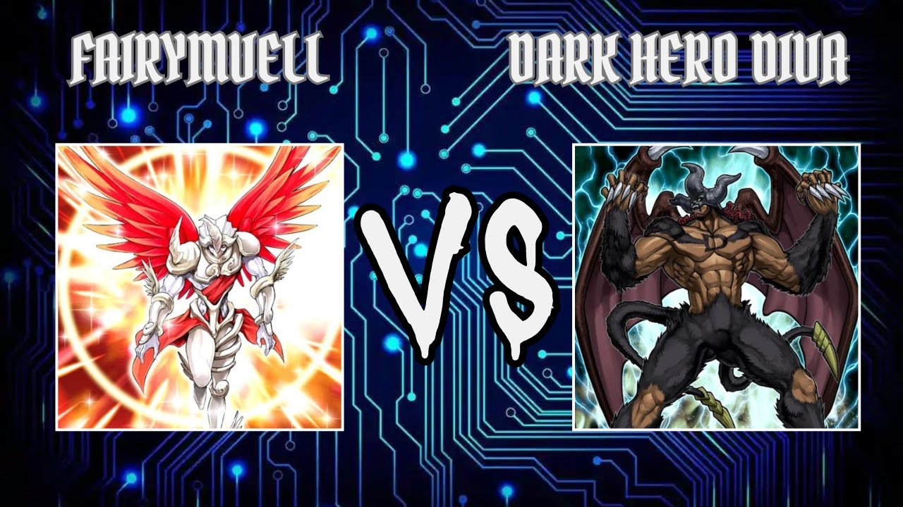 JX89(Fairymvell) vs 808(Dark Hero Diva) | Yugioh Edison Format | Dueling Book