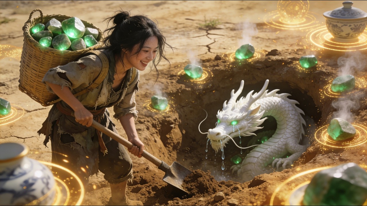 【新🔥劇🔥】🔥撿回一具白骨龍，廢柴女覺醒透視眼，遍地垃圾變至寶！