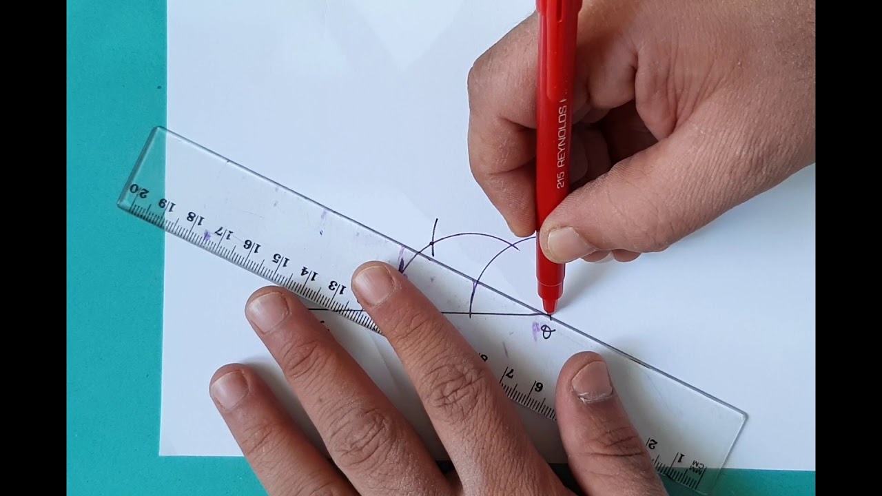 Angle de 30° au compas