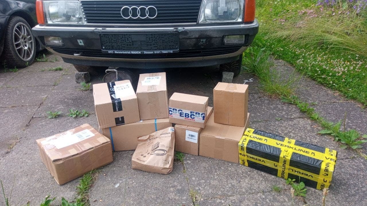 Tuningteile für den Audi Quattro - Unboxing - Verkline,EBC und HEL Performance