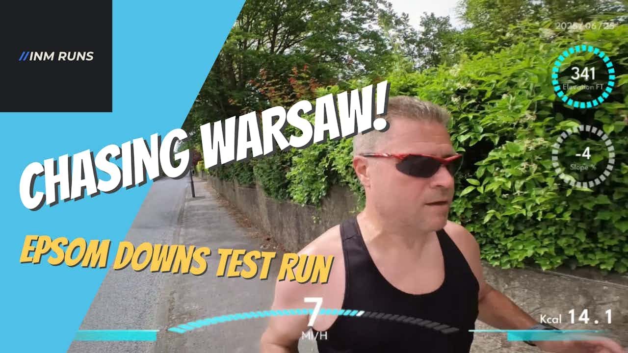 Training for Warsaw 🇵🇱 Running the Hills of Epsom Downs!