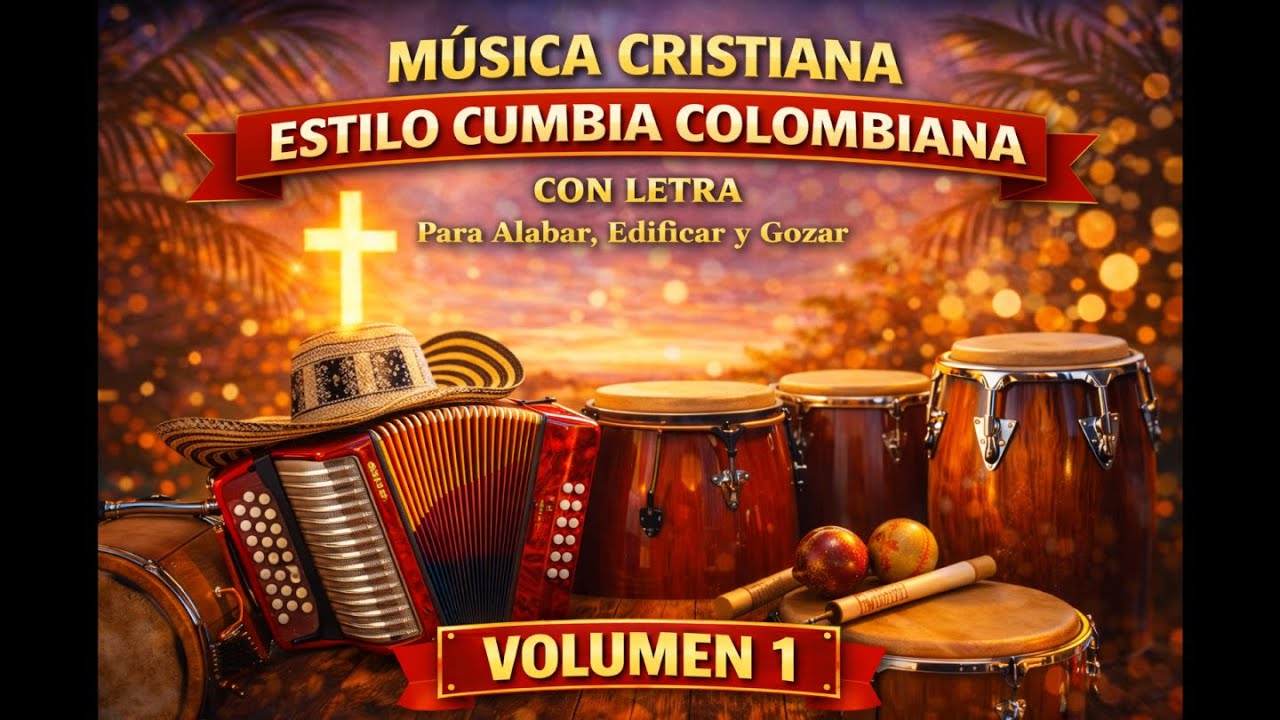 Música Cristiana Estilo Cumbia Colombiana con Letra | Volumen 1