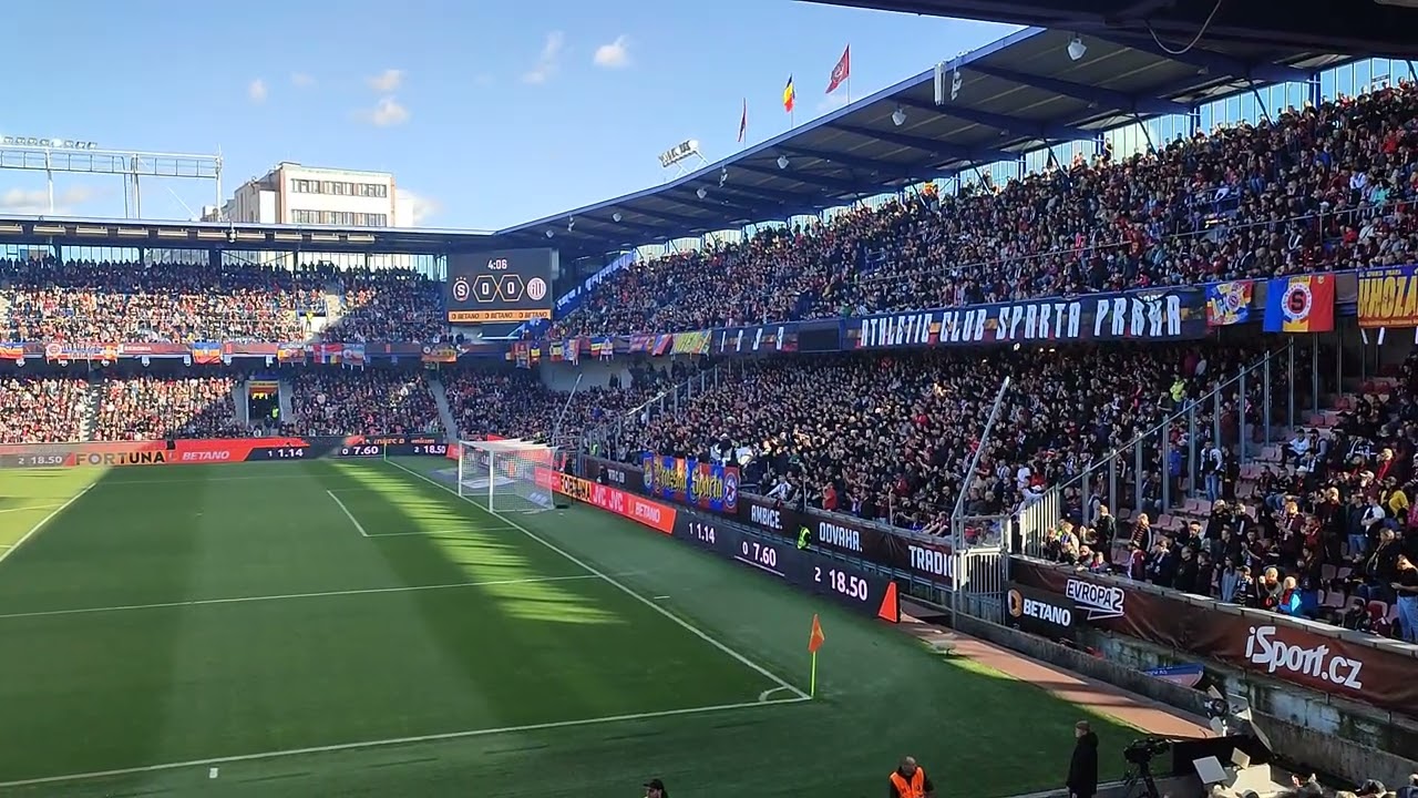 AC Sparta Praha - Dynamo České Budějovice 22.10.2023 (4:0) - Sparto ty, v našem srdci jsi ♪ ♫