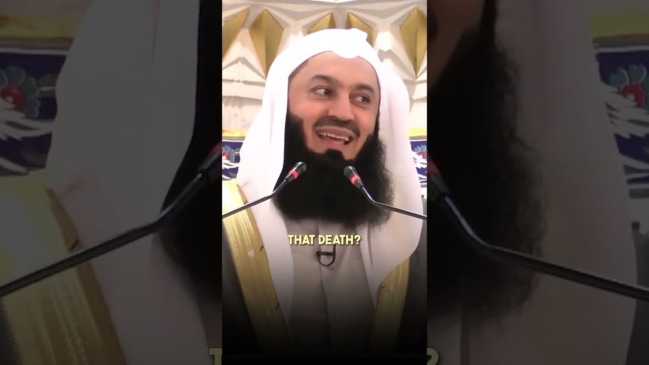 Death Is Not Bad For... #muftimenk #islam #allah #muslim #death #afterlife #life #living #worth