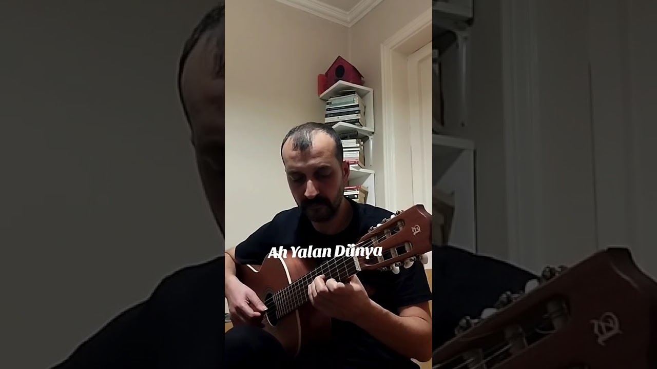 Ah Yalan Dünya (gitar cover)  #guitar #shortvideo #müzik #shorts #short #ahyalandünya